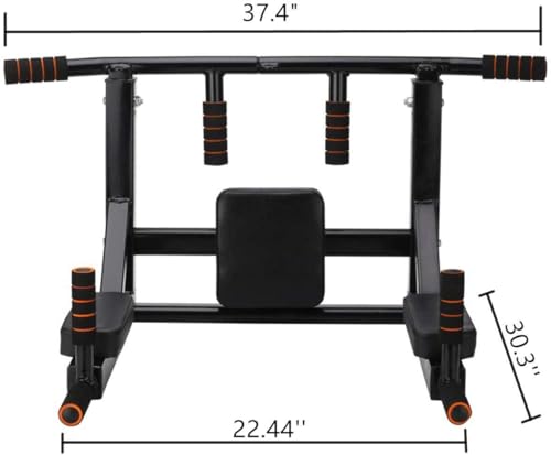 BDL Wall Mounted Pull Up Bar - Multifunctional Chin Up Station for Home Gym