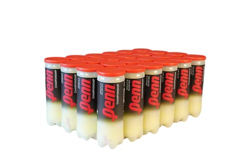 Penn Championship Tennis Balls - Regular Duty, 24 Cans (72 Balls) - Official USTA & ITF Approved