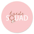Rose Gold Bridal Shower & Bachelorette Party Sticker Labels - 24 Count