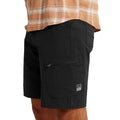 HUK Men's 10.5-Inch Quick-Drying Fishing Shorts Large Black