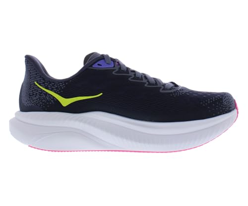 Women's HOKA Mach 6 Running Shoes - Size 7.5, Grey Skies & Charcoal Grey