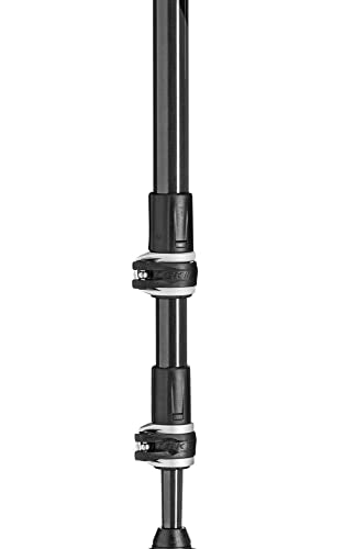 Adjustable Carbon Trekking Pole - LEKI Legend Black Anthracite Copper 90-120cm