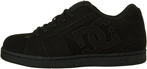 DC mens Net Skate Shoe, Black/Black/Black, 11 US