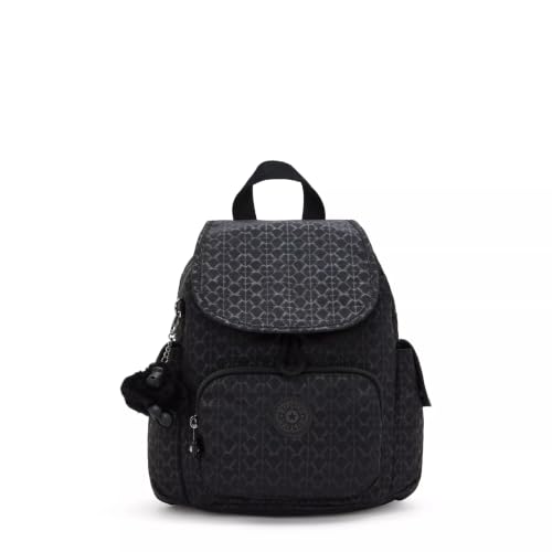 Mini Water-Resistant Embossed Backpack for Women - Signature Style