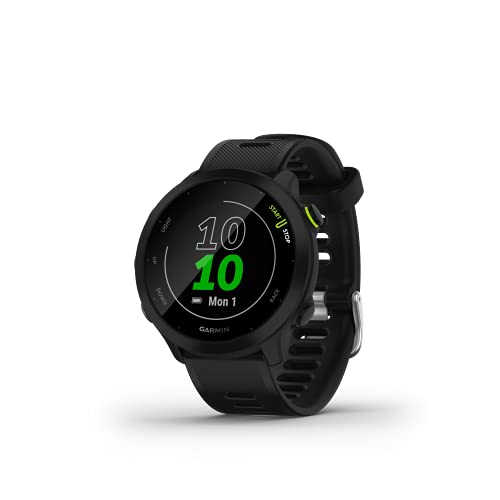 Garmin Forerunner 55 GPS Running Watch Black with Daily Workouts & Long Battery