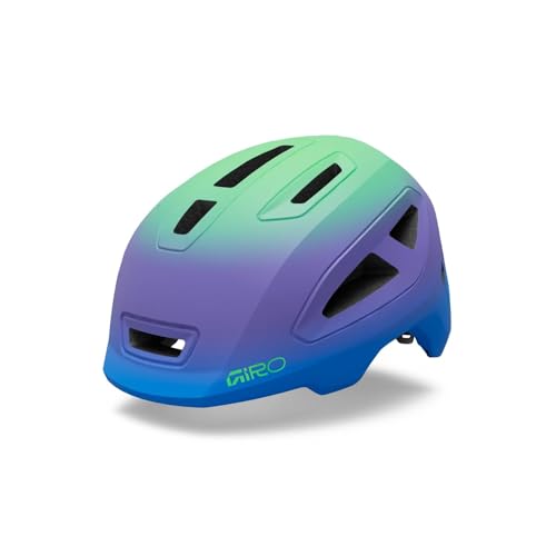 Giro Scamp II Youth Bike Helmet - Matte Blue Green, Small, Impact-Absorbing