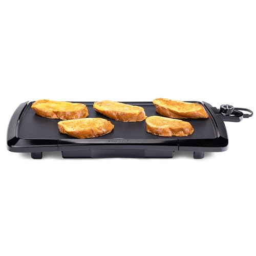 Electric Griddle with Nonstick Ceramic Surface - Cool Touch, 20-Inch, Nonstick, Electric