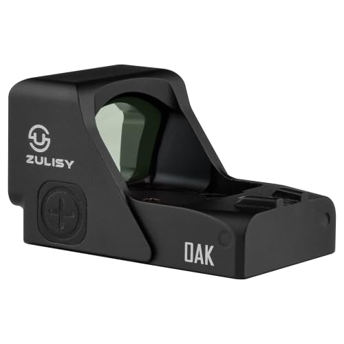 ZULISY 3MOA Green Micro Red Dot Sight for RMR Footprint, 24mm Large Window