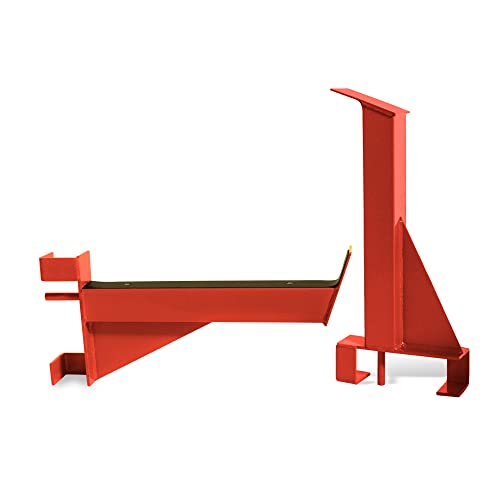 Safety Catch Spotter Arms for Rack System - Red, Pair, Adjustable Support