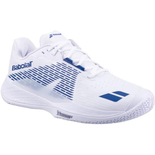 Babolat Men's Propulse Storm All Court Wide Tennis Shoes 11 White/Dark Blue