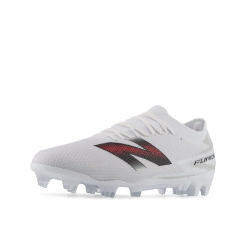 Unisex New Balance Furon Team FG V9 Soccer Cleats - 12.5 Wide White/Black