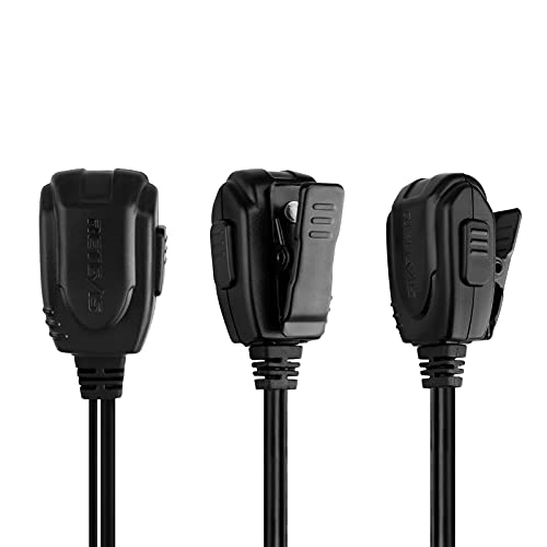 Retevis Two Way Radio Earpiece with Mic, Acoustic Tube, Coil, for RT22 RT68 RT21 H-777 RT86 RT27, Compatible with Baofeng UV-5R, Arcshell, Kenwood, Pxton Two Way Radio, Walkie Talkie Headset(6 Pack)