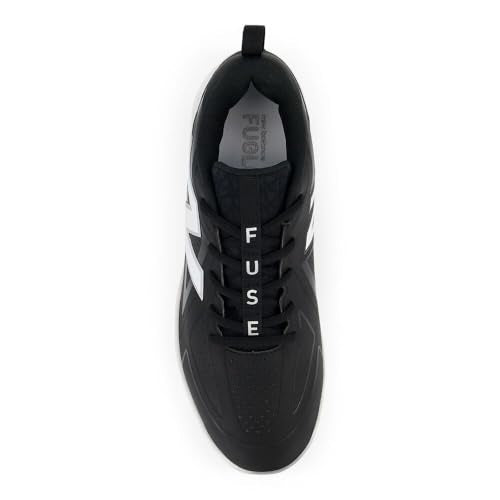 New Balance Women's FuelCell Fuse V5 Molded Running Shoes - Black White Black 8.5