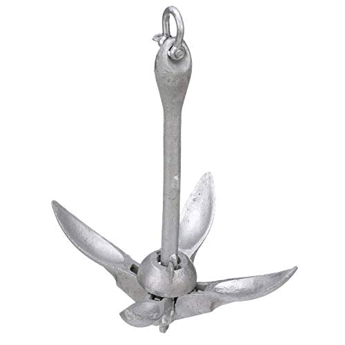 Attwood 5-Lb Folding Grapnel Anchor for Small Boats & Watercraft