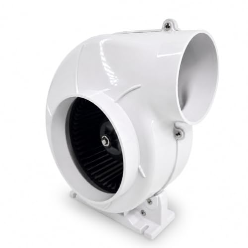 SEAFLO 12V Marine Ventilation Fan 320 CFM for Engine Compartments Bilges Galleys