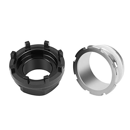 QKURT Lockring Tool, 8-Tooth Splines Bottom Bracket Tool Sealed Cartridge Tool Compatible with SRAM Truvativ ISIS 8-Notch Bottom Bracket Cups
