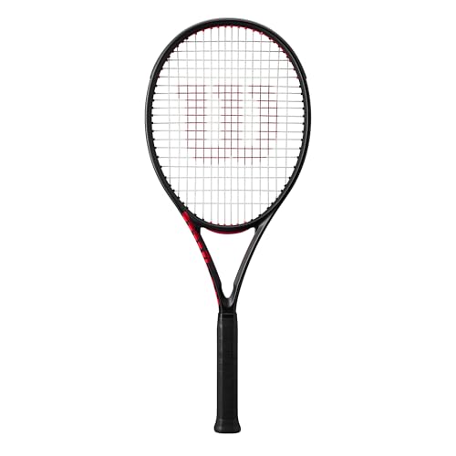 Wilson Clash 100L V3 Tennis Racket - Strung Adult Performance, Grip Size 1 1/8"