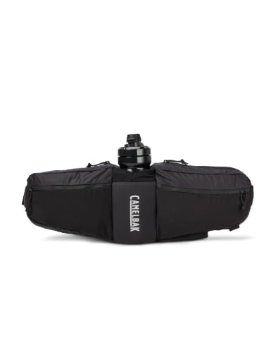 CamelBak Podium Flow 4 Hydration Belt Black 2.0 with 21oz Bottle for Cycling