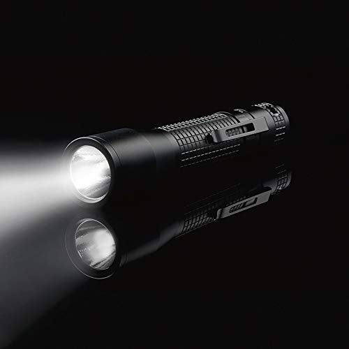 High Lumen Tactical LED Flashlight with Aluminum Body - Black