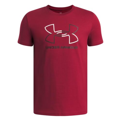 Under Armour Boys' Global Foundation Short Sleeve T-Shirt - Medium / Cardinal / Black