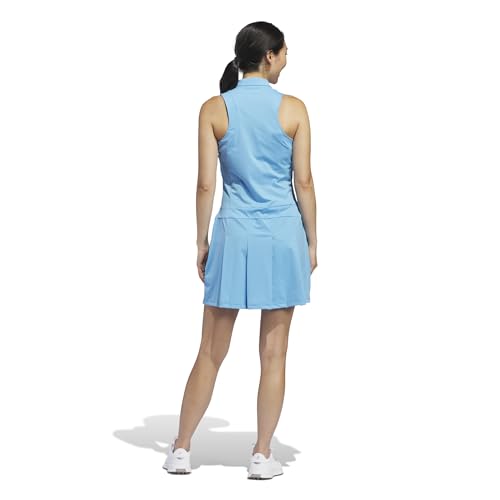adidas Women's Ultimate365 Pleated Golf Dress - Semi Blue Burst, Medium