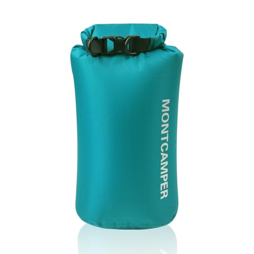 5L Waterproof Dry Bag - Turquoise Blue, Lightweight Roll Top Storage for Kayaking & Camping