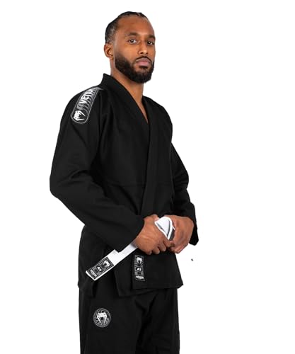 Venum First BJJ Gi - Black, Lightweight & Durable Martial Arts Uniform