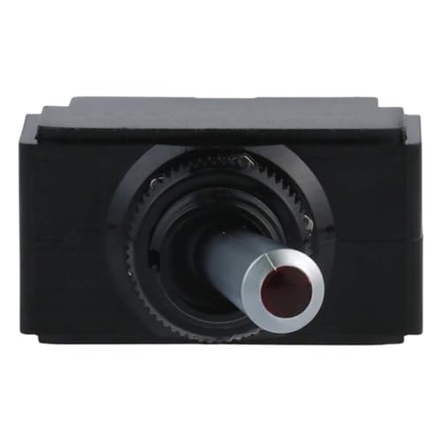12V Marine Toggle Switch Kit - Red Lighted SPST On-Off Heavy Duty Panel Sealed