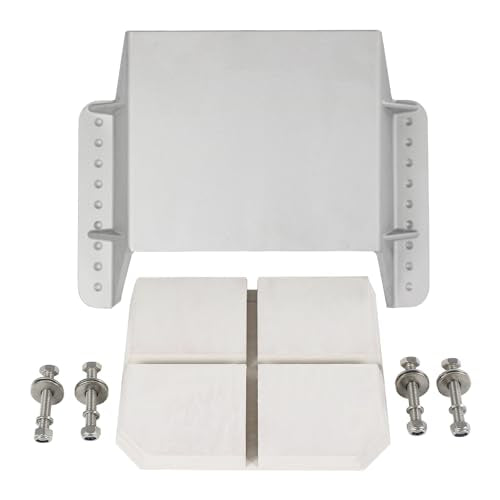 4-inch Setback Jack Plate for Outboard Motors Up to 35HP - Aluminum Replacement