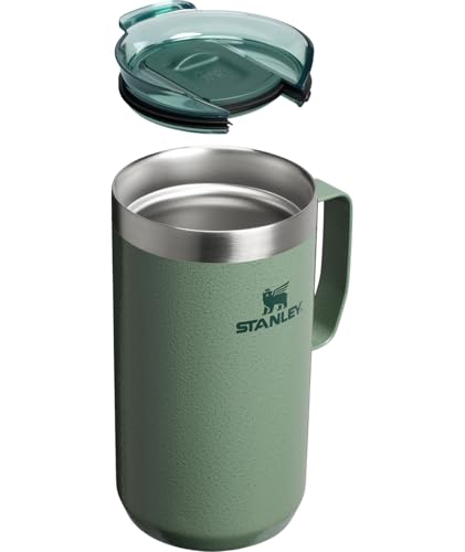 Stanley 24 oz Camp Mug - Hammertone Green, Double Wall Vacuum Insulated
