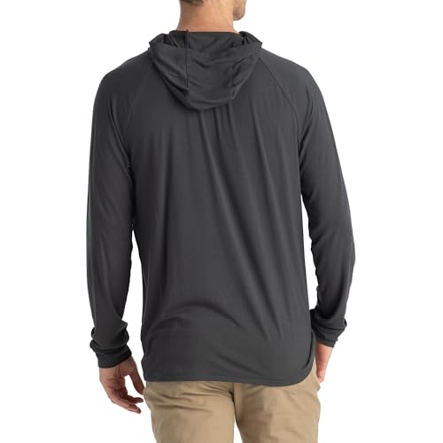 Free Fly Men's Flex Hoodie Medium Black Sand - Comfortable Athletic Wear