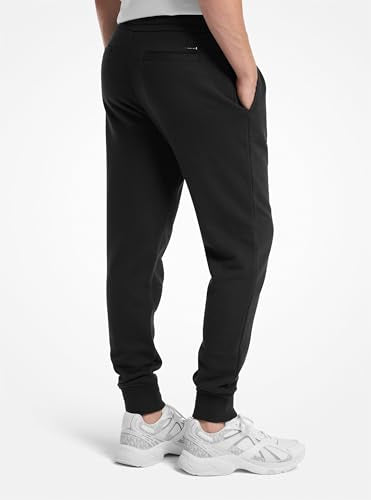 Michael Kors Men's Black Joggers - Medium Fit, Elevated Casual Pants