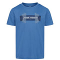 Under Armour Boys Logo Graphic T-Shirt - Aegean Blue, Relaxed Fit, 5