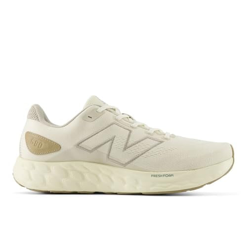 New Balance Men's Fresh Foam 680 V8 Running Shoes - Angora/Arid Stone