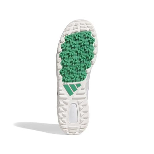 adidas Men's Retrocross Gripmore Golf Shoes 10 / Ftwr White/Dash Grey/Court Green - Spikeless, Full-Grain Leather