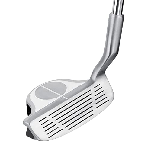 Intech EZ Roll Golf Chipper Club - Right Hand, Silver/White, 35 Inch
