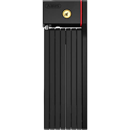 Abus uGrip Bordo 5700 Big Folding Lock 3.2ft - 5mm Steel Links Black with SH Bracket