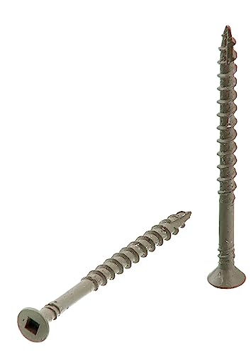 Senco #8x2.5 Inch Exterior Wood Screws Collated Deck & Fencing Fasteners 800 Pack