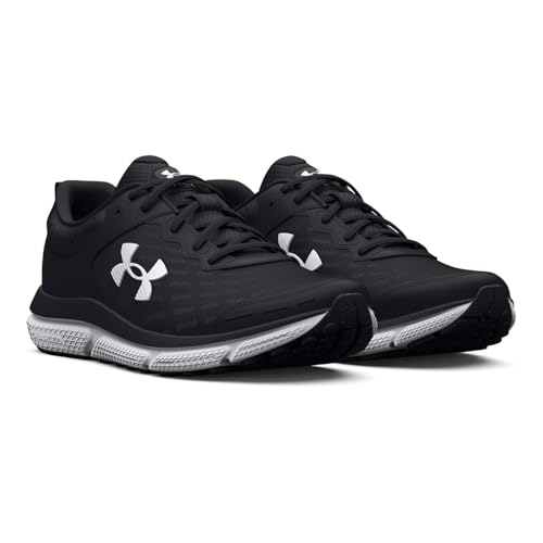 Under Armour Women's Charged Assert 10 Running Shoes - Black/White, Size 7.5