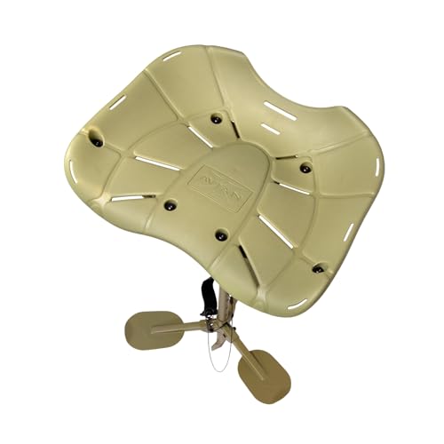 Waterfowl Hunting Seat - Ergonomic Adjustable Marsh Stool with Rotating Support