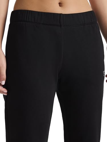 Reebok Women's Rhinestone Jogger Black XL - 30 Inch Inseam, Midweight Cotton Blend