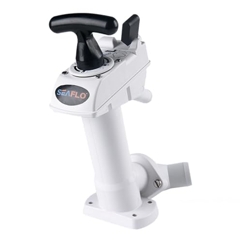 Seaflo Manual Toilet Pump Handle Kit for Marine Toilets - Easy Lock System