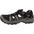 Teva Men's M Omnium 2 Leather Fisherman Sandal - Black, Size 10