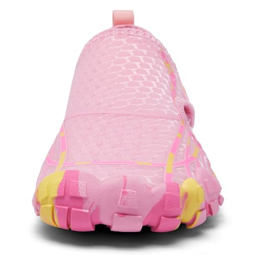 Kids Water Shoes - Toddler to Big Kid Light Pink 11 - Water Shoes for Kids