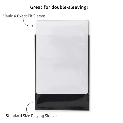 Trading Card Inner Sleeves 100 Pack - Precise Fit for 63x88mm Cards