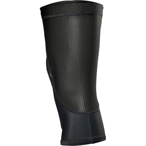 Fox Racing Enduro Knee Sleeve Large Black - Removable D3O Protection, Moisture-Wicking Fit
