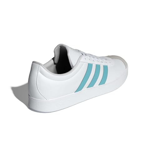 Adidas Mercedes AMG Petronas F1 Team Unisex Casual Court Shoes - White/Semi Mint/Rush/Grey, 14 Men / 15 Women