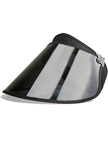 Full Face Polarized Sun Visor Shield UV Protection Adjustable 19-25 Inches