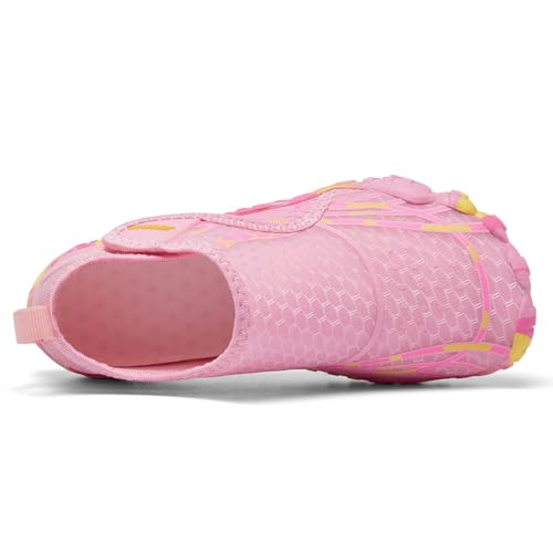 Kids Water Shoes - Toddler to Big Kid Light Pink 11 - Water Shoes for Kids