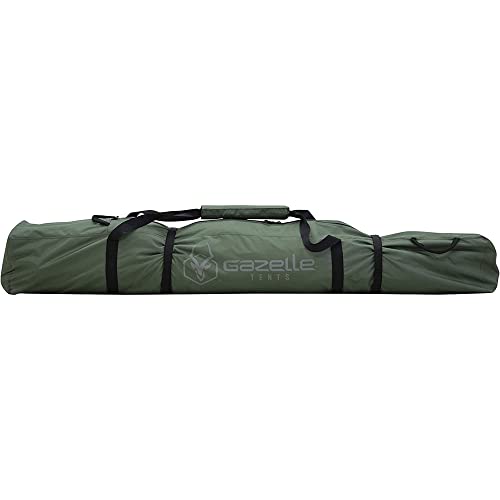 4-Person Pop-Up Camping Tent with Waterproof UV-Resistant Mesh Hub Setup
